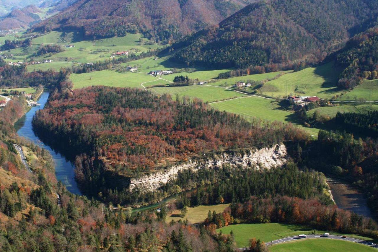 Ferienhof Unterfuehrholzergut Villa Klaus an der Pyhrnbahn Esterno foto